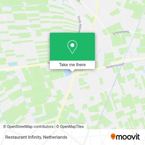 Restaurant Infinity map