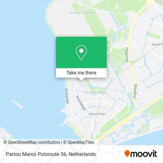 Partou Marco Poloroute 56 map