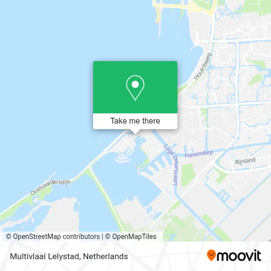 Multivlaai Lelystad map