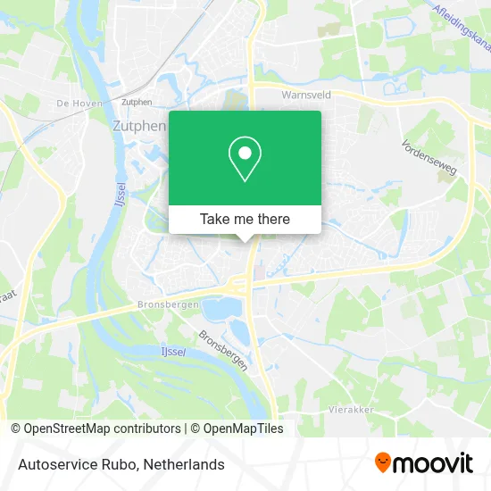 Autoservice Rubo map