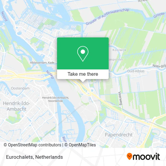 Eurochalets map