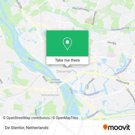 De Stentor map