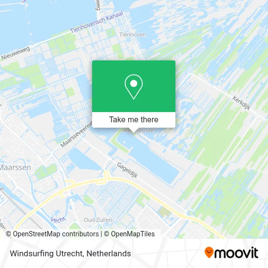 Windsurfing Utrecht map
