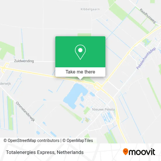 Totalenergies Express map