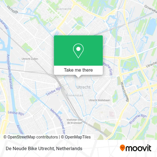 De Neude Bike Utrecht map