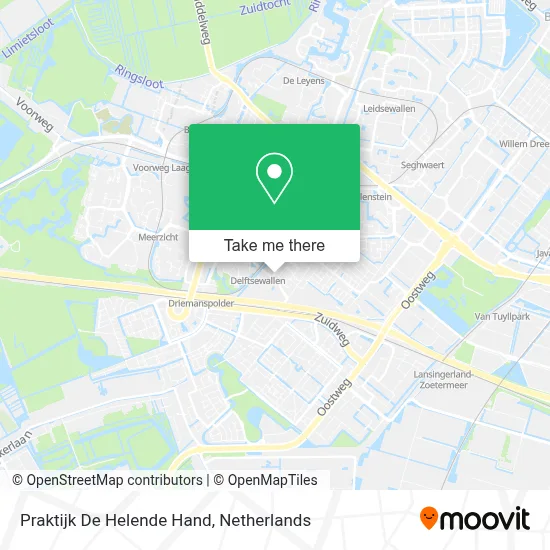 Praktijk De Helende Hand map
