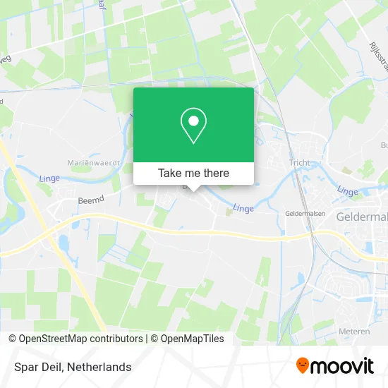 Spar Deil map