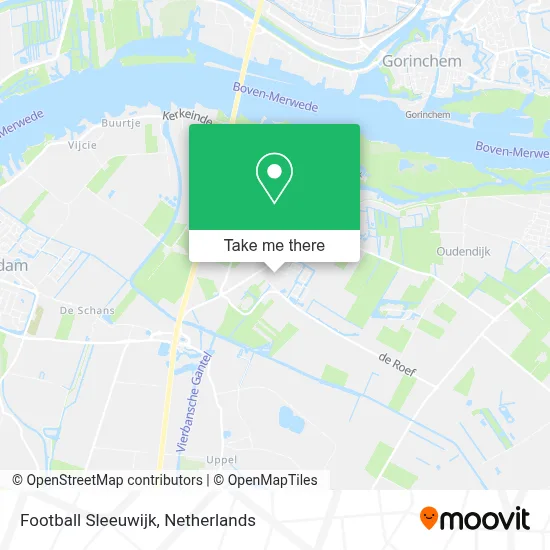 Football Sleeuwijk map