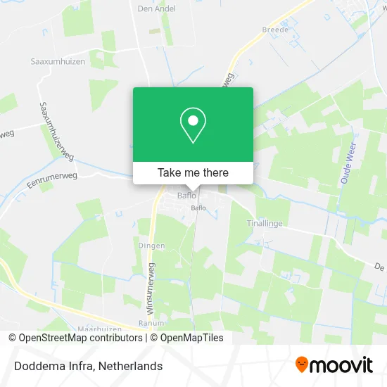 Doddema Infra map