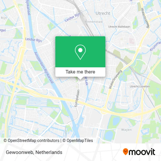 Gewoonweb map