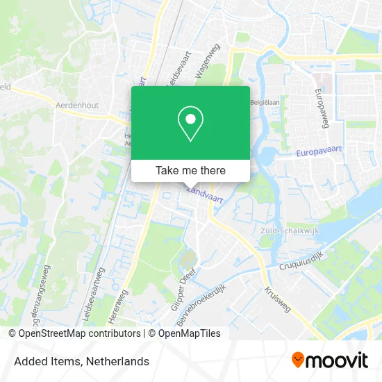 Added Items map