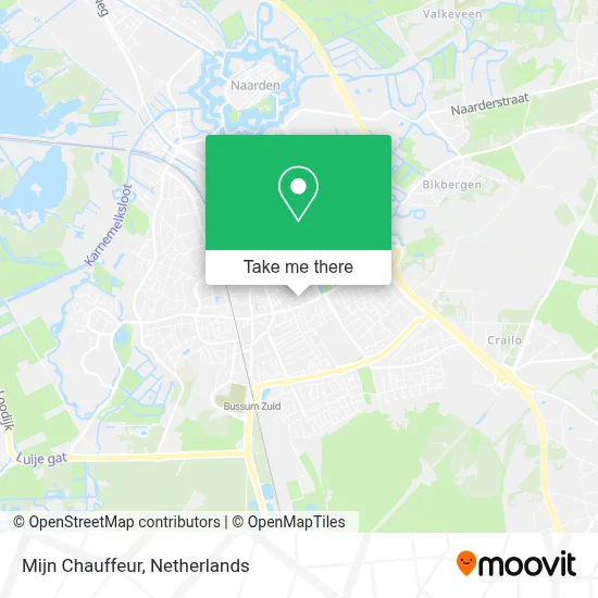 Mijn Chauffeur map