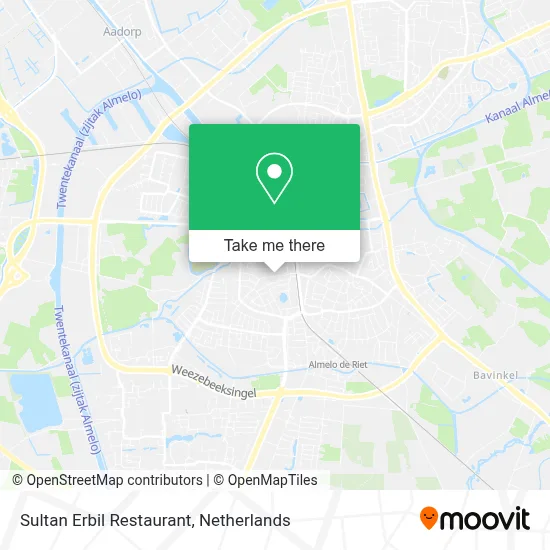 Sultan Erbil Restaurant map
