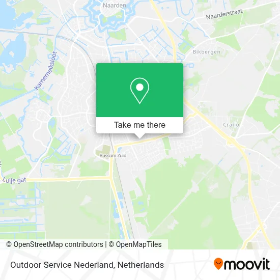 Outdoor Service Nederland map