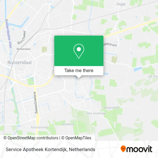 Service Apotheek Kortendijk map