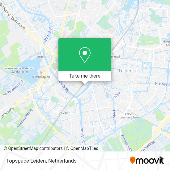 Topspace Leiden map