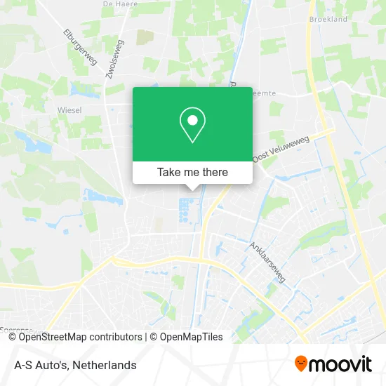 A-S Auto's map
