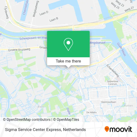 Sigma Service Center Express map