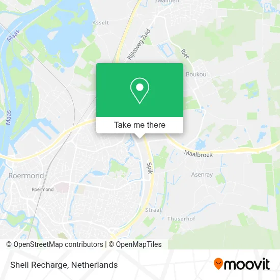 Shell Recharge map