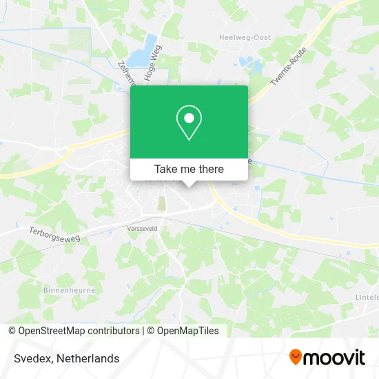 Svedex map