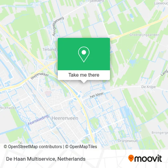 De Haan Multiservice map