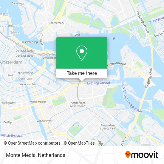 Monte Media map