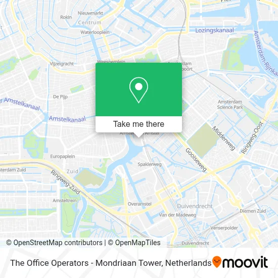 The Office Operators - Mondriaan Tower map