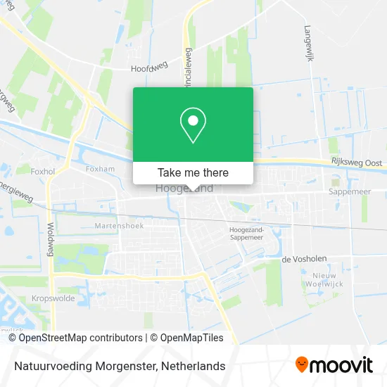 Natuurvoeding Morgenster map