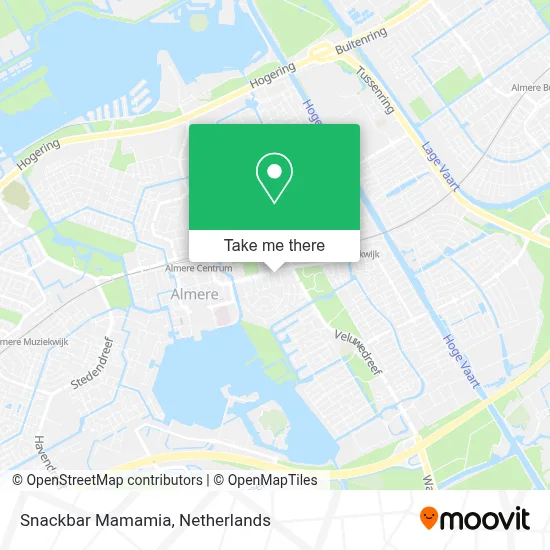 Snackbar Mamamia map