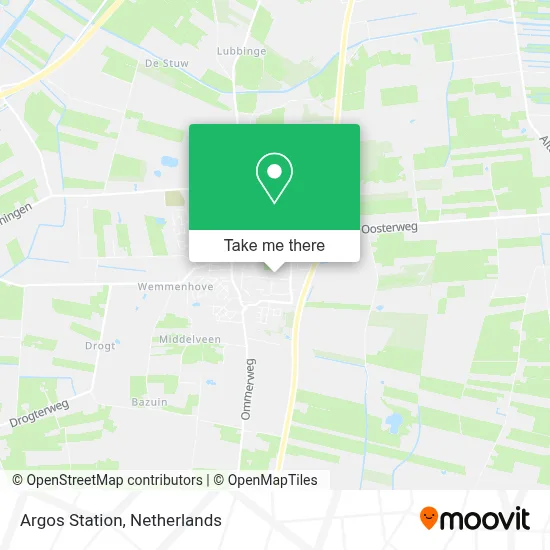 Argos Station map