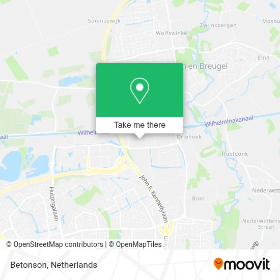 Betonson map
