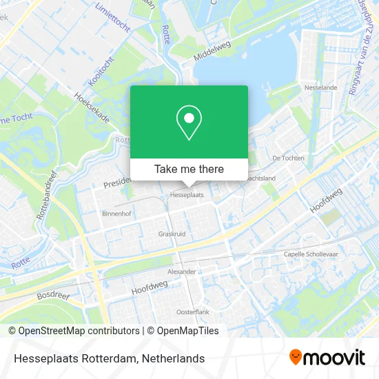Hesseplaats Rotterdam map