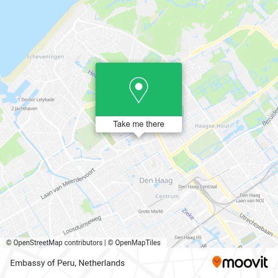 Embassy Of Peru map