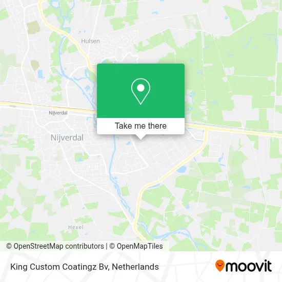 King Custom Coatingz Bv map