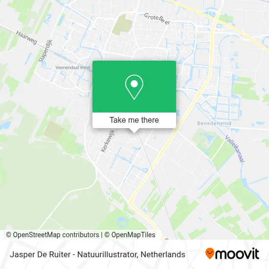 Jasper De Ruiter - Natuurillustrator map