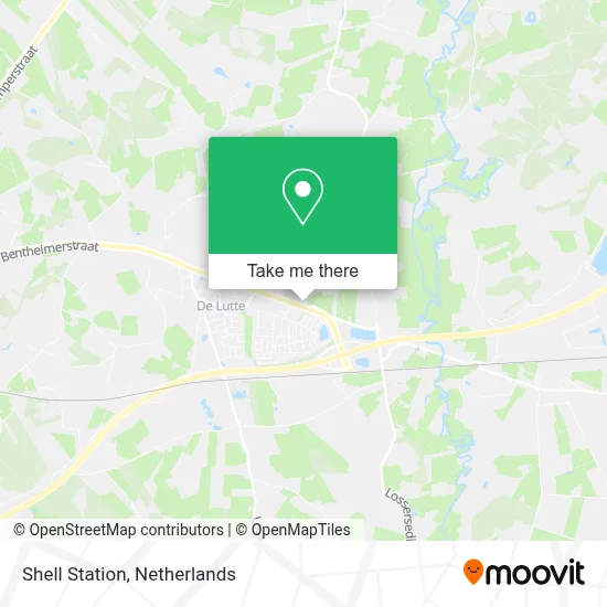 Shell Station map