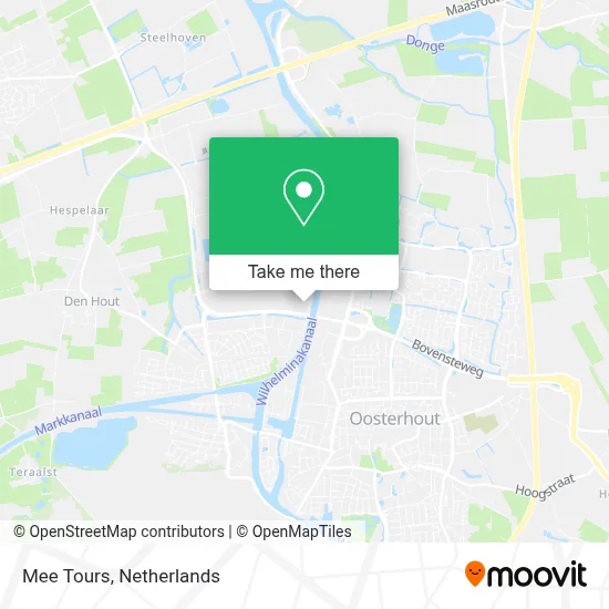 Mee Tours map