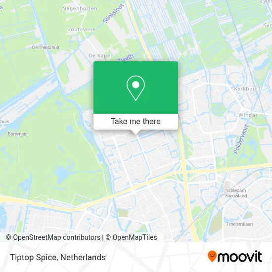 Tiptop Spice map