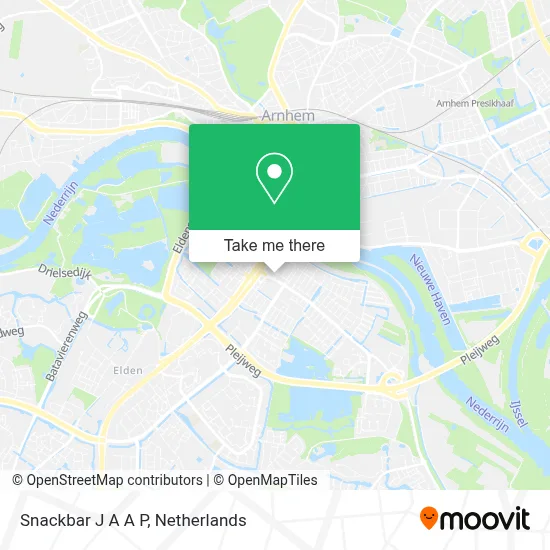 Snackbar J A A P map