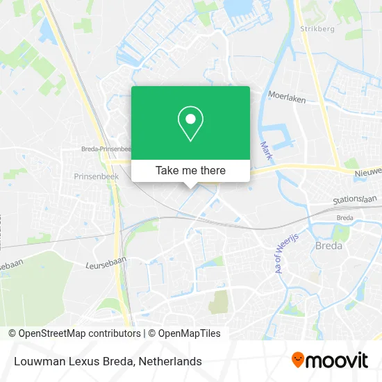 Louwman Lexus Breda map