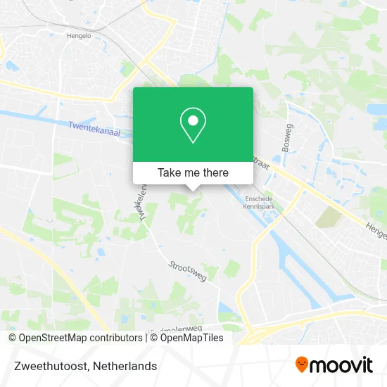 Zweethutoost map