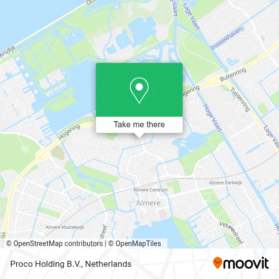 Proco Holding B.V. map