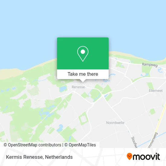 Kermis Renesse map
