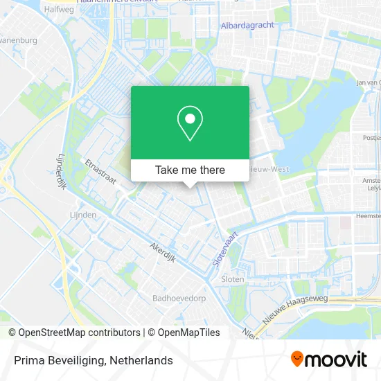 Prima Beveiliging map
