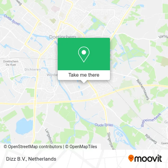 Dizz B.V. map