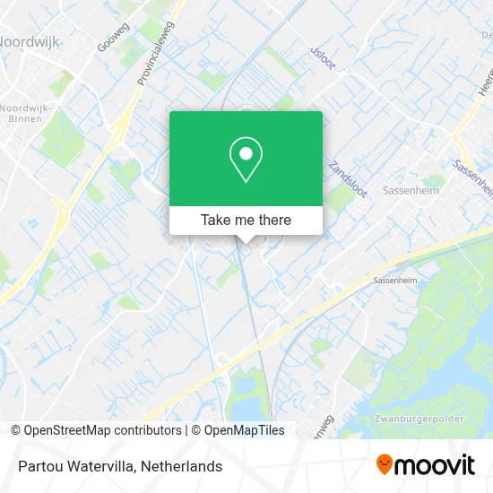Partou Watervilla map