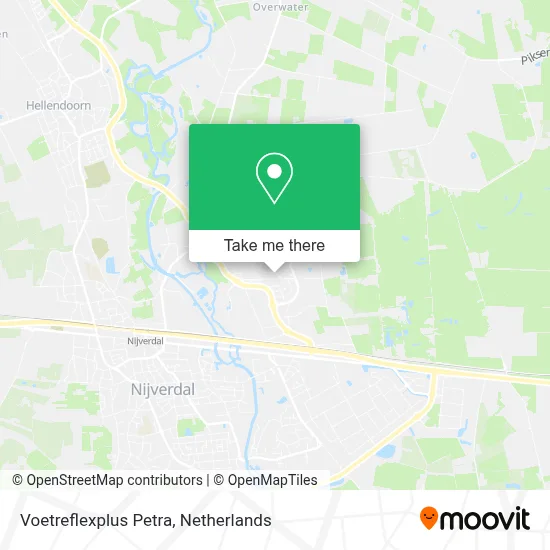 Voetreflexplus Petra map
