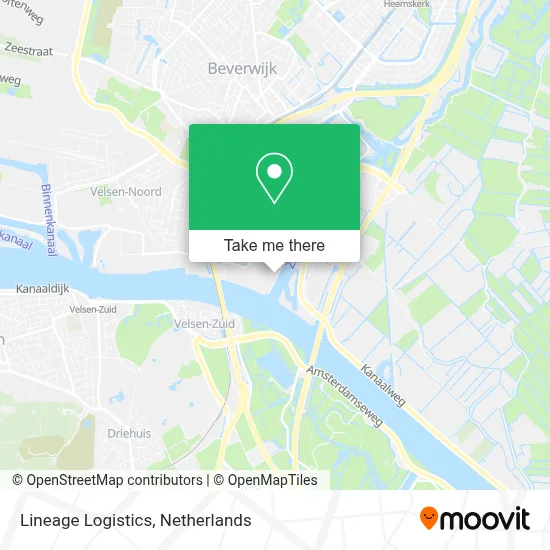 Lineage Logistics map