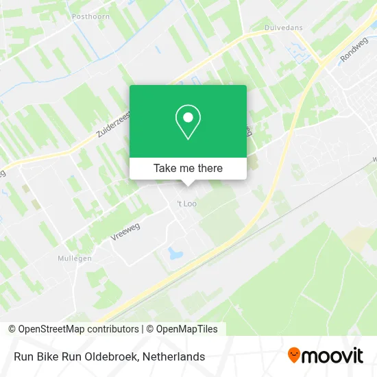 Run Bike Run Oldebroek map