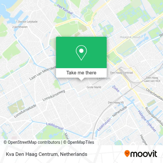 Kva Den Haag Centrum map